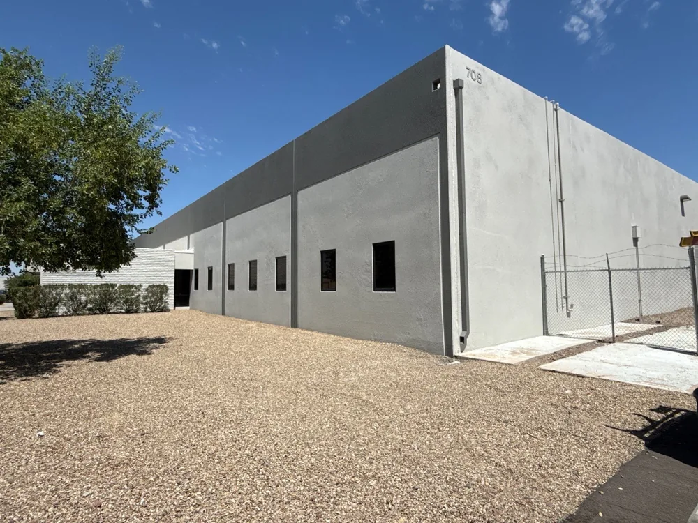 Commercial building exterior painting in Arizona by ACP Painting